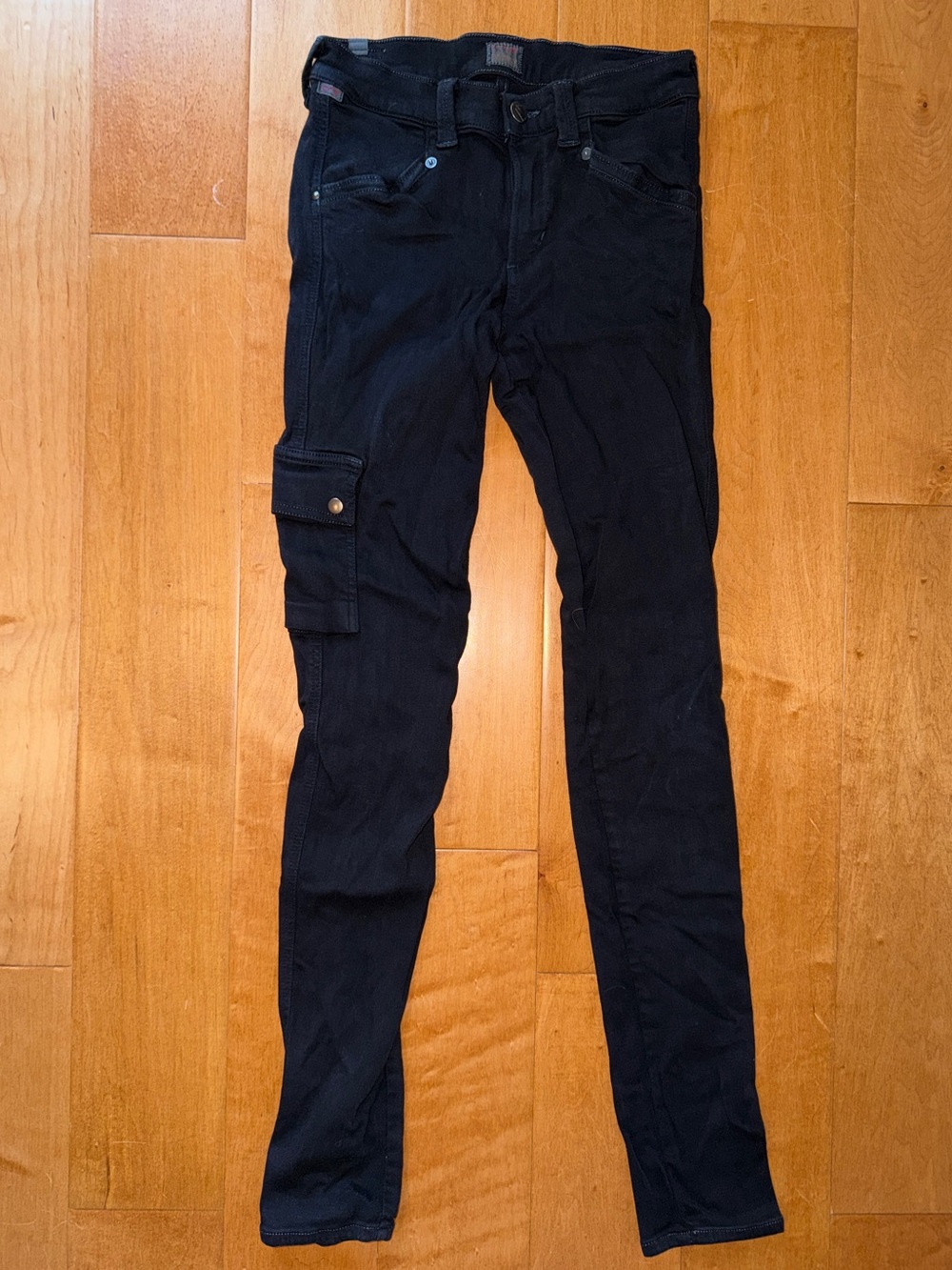 Citizens of Humanity COH "HOPE CARGO SKINNY" Jeans Black Cotton Style 1369-818 - Picture 7 of 15